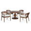 Chaise avec accoudoirs en bois massif Guinevere-109374829-109374874