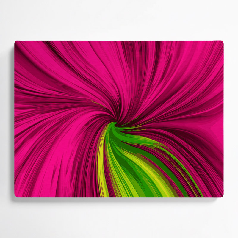 Gradient Abstract 83, art mural en métal rouge, H 16 po x l 20 po