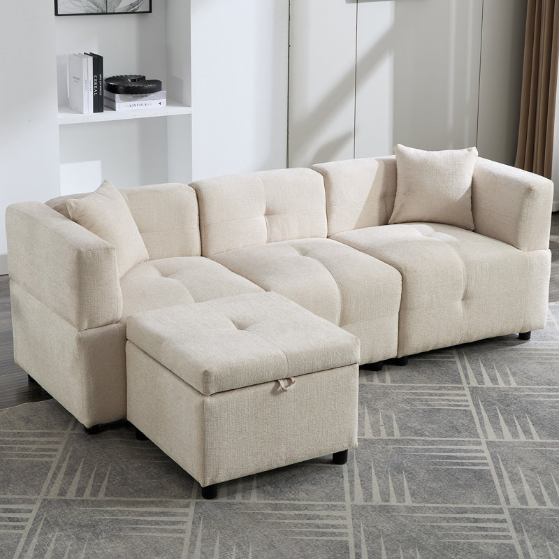 3 Seater Fabric Sofa