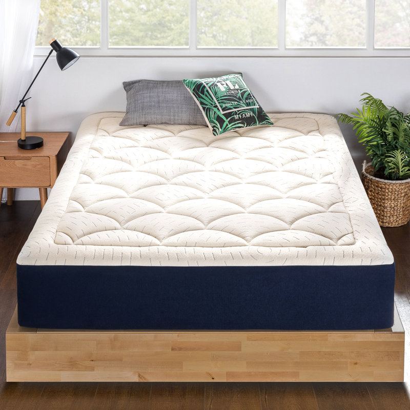Matelas en mousse à mémoire de forme moyenne Alwyn Home Fresnel, Très grand lit, 12"