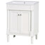 Meuble-lavabo moderne de 24 pouces avec lavabo supérieur et grandes tablettes de rangement, pour les petits espaces et une organisation efficace-1371408684