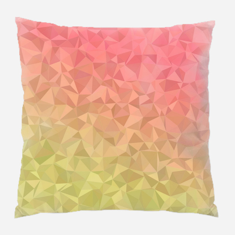 Coussin décoratif triangulaire