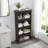 Glass Display Cabinet 4 Tier Glass Display Cabinet Storage Curio Cabinet With Flip Up Glass Doors, Collectors Showcase Toy Figure Organizers Rack, Bookcase For Living Room BRO-1645726678