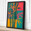 Geometric Bamboo Study Mid-Century - Wrapped Canvas-292462481-292462483