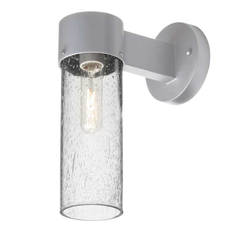 Cattalina Wall Light, Clear, Silver, 11.5" H x 5" W x 8.5" D