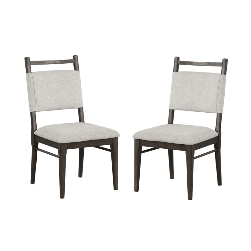 Mobilier de salle à manger moderne en noyer foncé 2 pièces