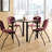 Kee Square Breakroom Table Top, 4 M Stack Chairs-1077686485-1077686484-1077686511