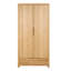 Bruner 2 Door Solid Wood Wardrobe