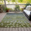 Tapis olive intérieur / extérieur lavable à la machine Xhevrie-1669091930