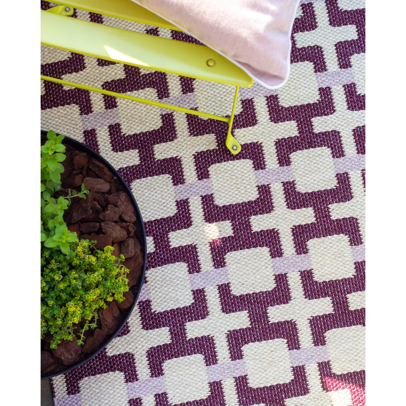 Rug TOM Leaf 2.25 X 4 Ft, Rectangle 2'3" x 3'11", Burgundy