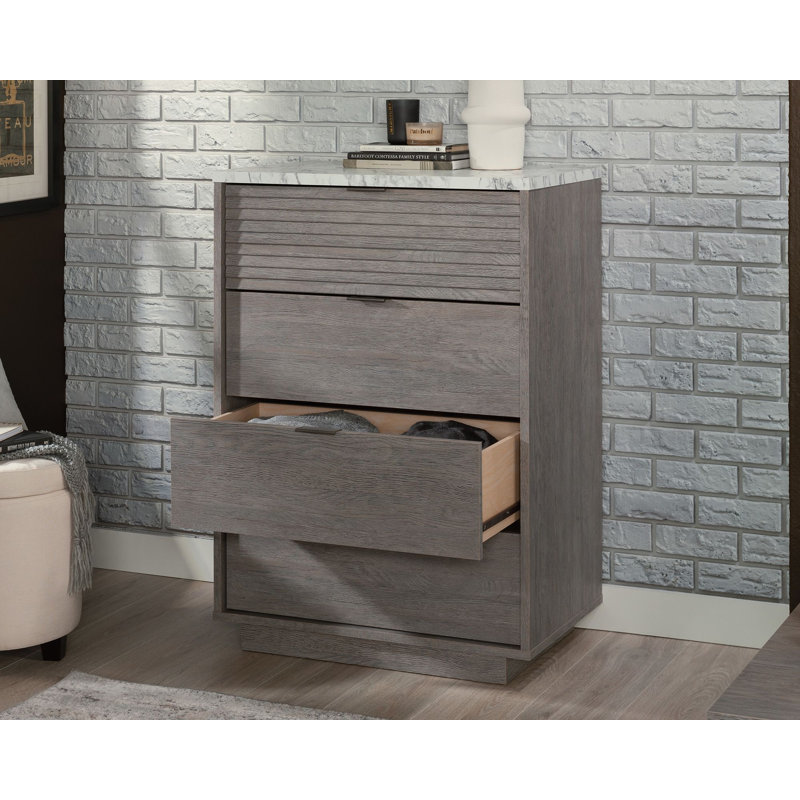 East Rock Contemporary 4-Drawer Bedroom Chest