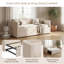 Lit de jour simple en velours avec couchette escamotable Cocoon-1722125177