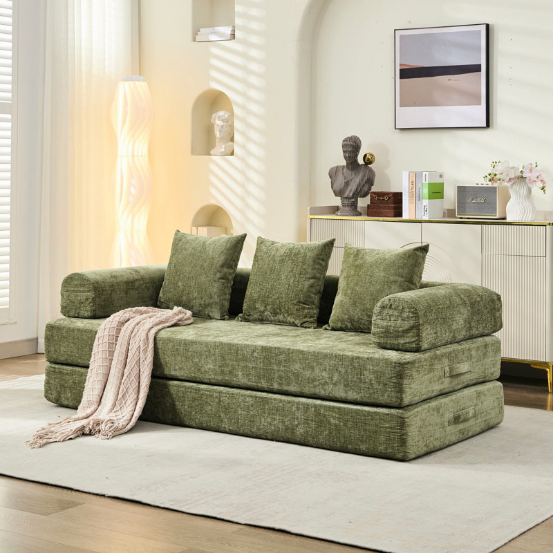 Matelas convertible et confortable Comfy, Vert