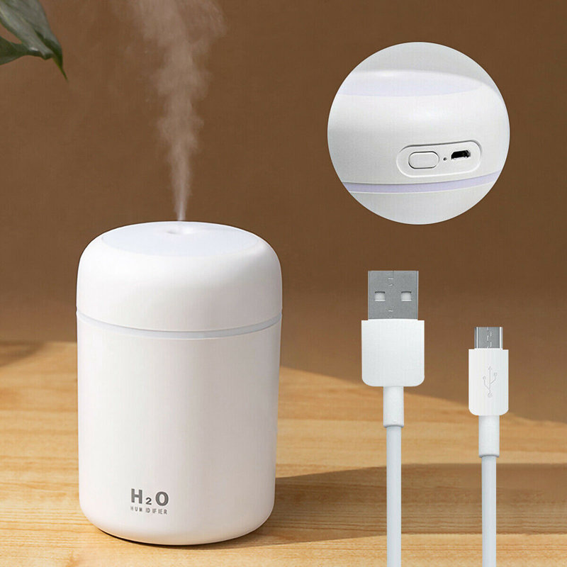 Humidificateur aromathérapie à DEL Stilesville, Blanc