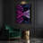 Digital Abstraction 92 Purple Canvas Wall Art