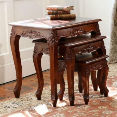 Mahagony 3 Piece Nest of Tables