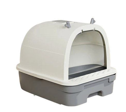 Gower Plastic Litter Box, Grey