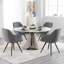 Fauteuil d'appoint pivotant en velours Prodell-51474984