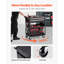5-Tier Tool Cart on Wheels 400 lb Rolling Work Cart with Drawer & Pegboard