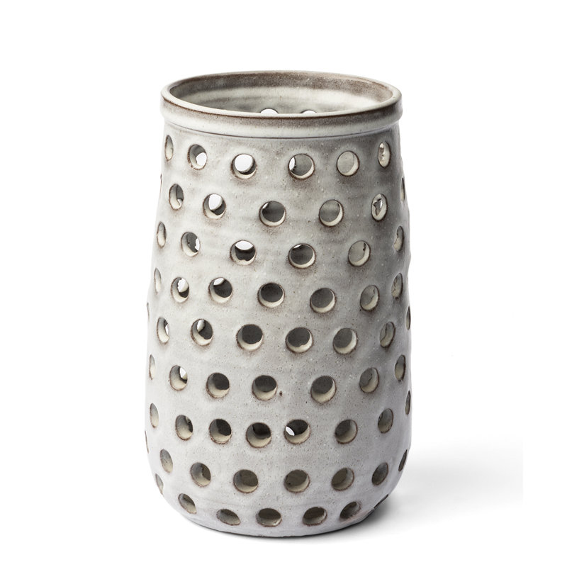 Maglio Ceramic / Porcelain Floor Vase, 11.5" H x 7.5" W x 7.5" D
