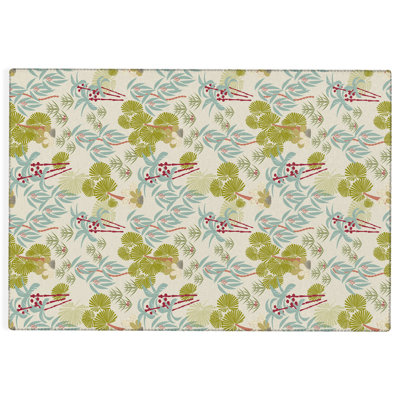 Tapis rectangulaire Rumi avec envers antidérapant