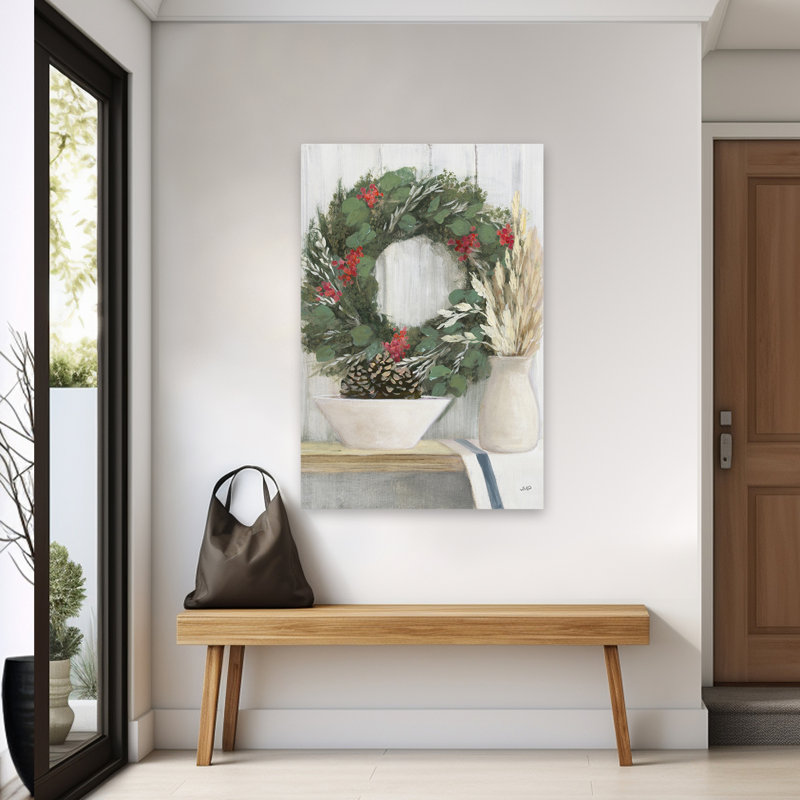 «Natural Christmas I Blue - Christmas Holiday», H 60 po x l 40 po