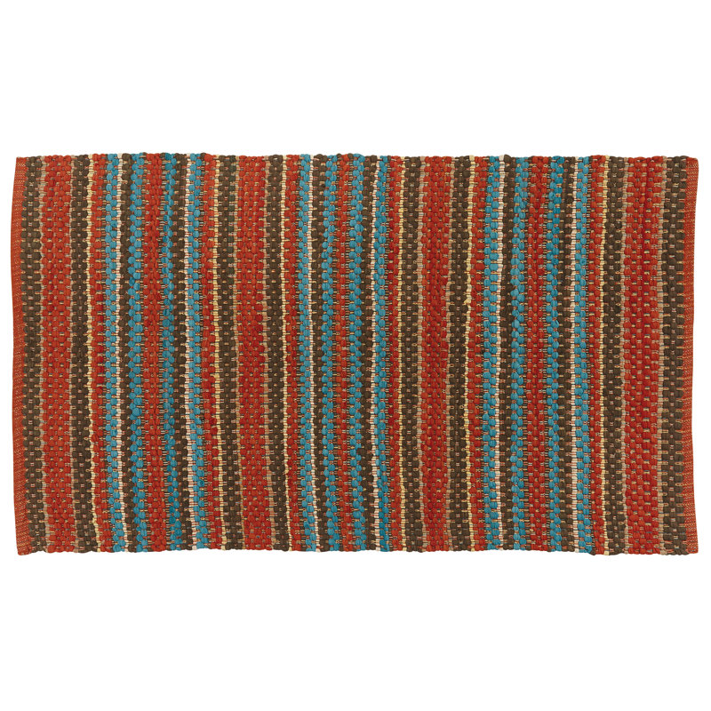 Soffie Cotton Striped Rug, Rectangle 3' x 5'