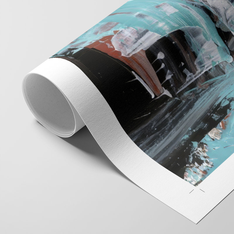 Skate Park I - Impression sur toile seulement - NON-CADRE