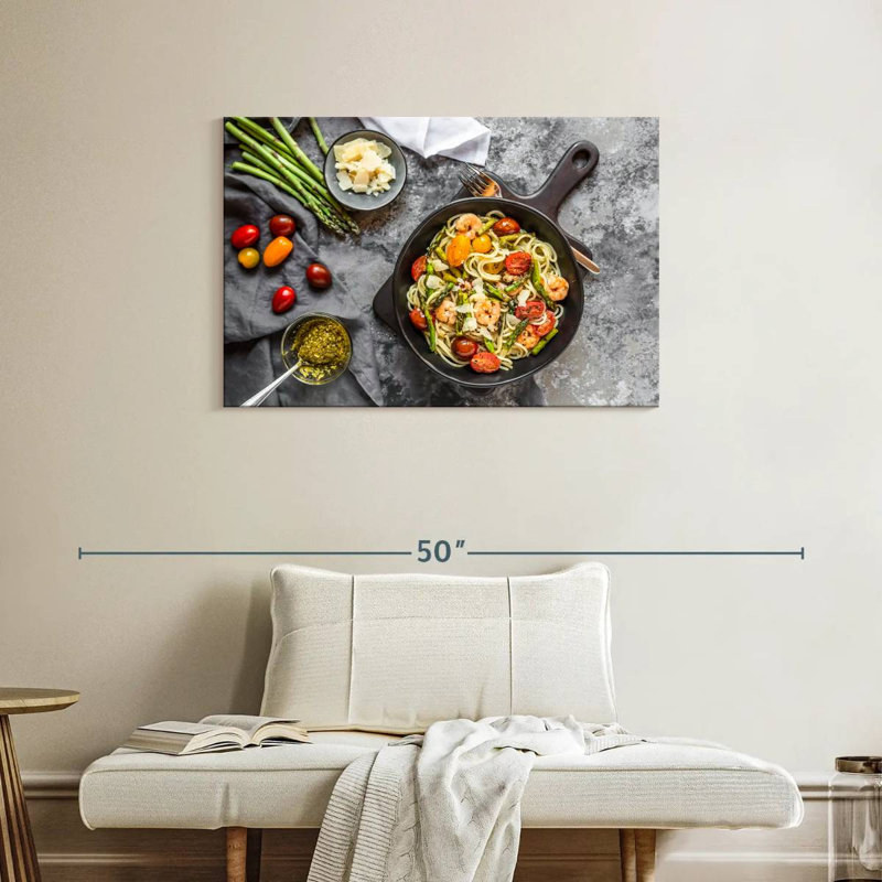 Yarlin Seafood Spaghetti, 24" H x 36" W