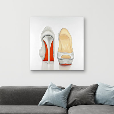 pumps - 32"x32" art on canvas