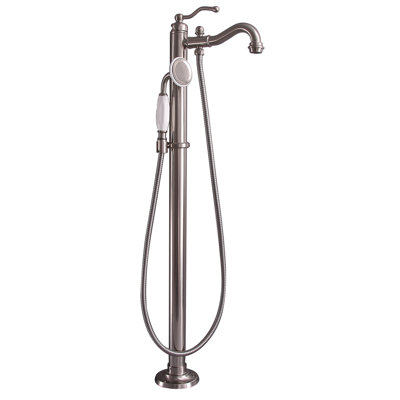 Lamar Bathroom Freestanding Tub Filler with Diverter