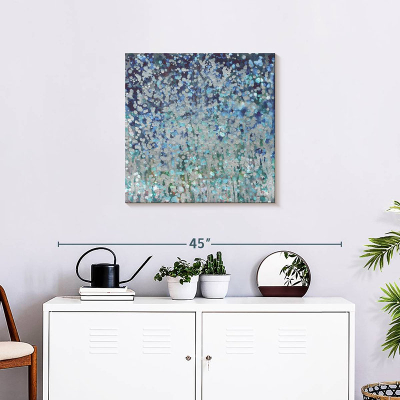 Pluie étoilée, 24" H x 24" W