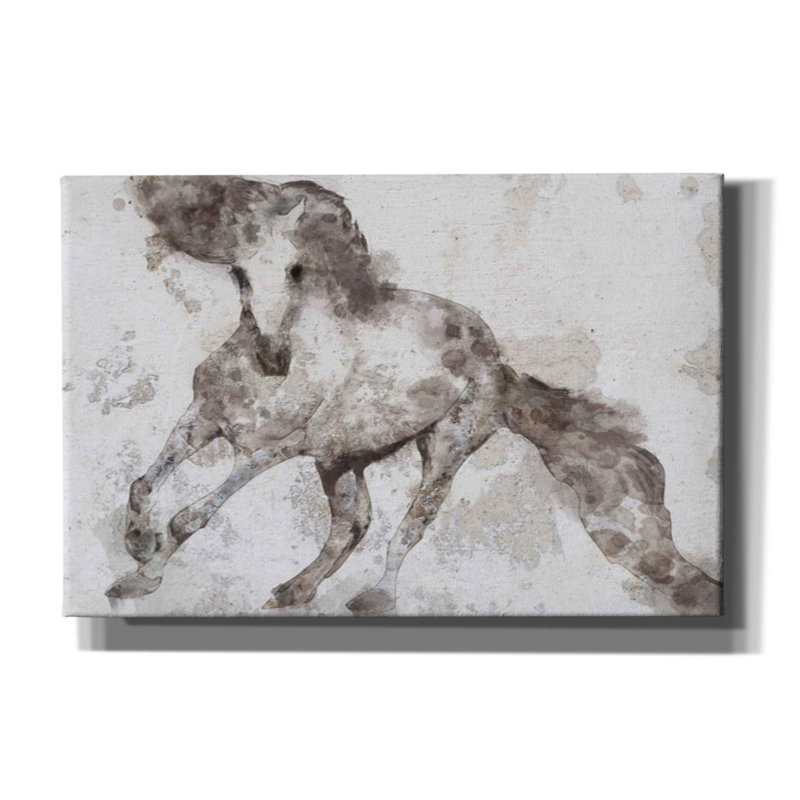 «Alydar Horse» par Irena Orlov, graffiti épique, H 40 po x l 60 po x P 1,5 po