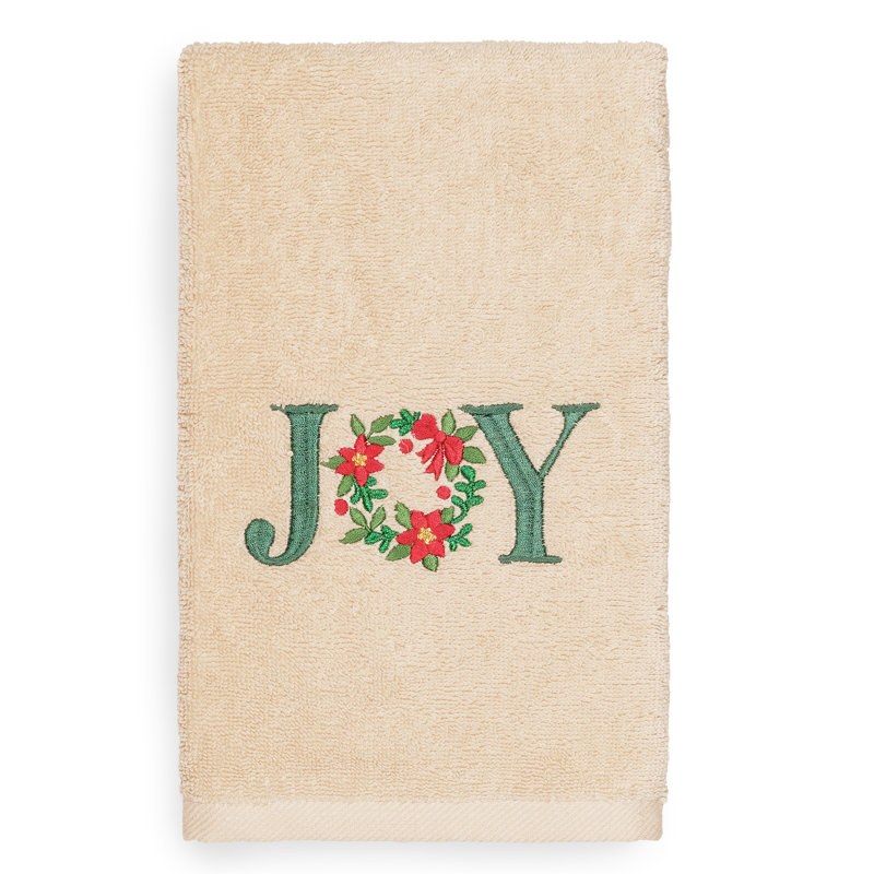 Christmas Midweight Hand Towel, Sand