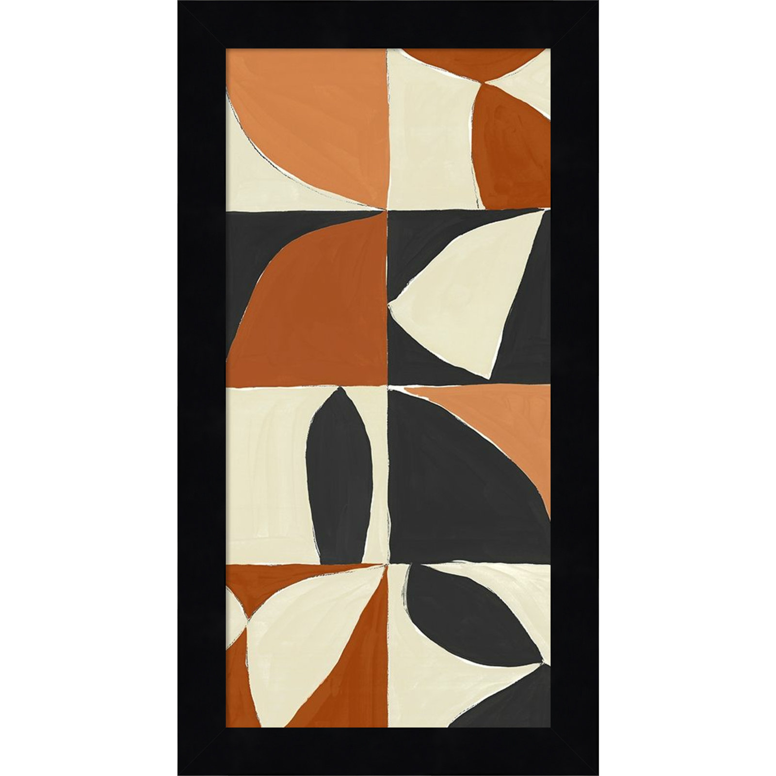 Honoring Matisse Warm by Isabelle Z, Black, 13" H x 7" W x 1" D