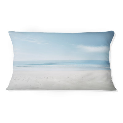 Coussin Minimalisme Beachside Serenity - Coastal Beach