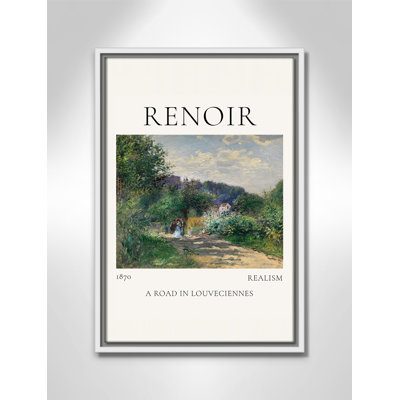 Old Masters Collection " A Road In Louveciennes " by Auguste Renoir