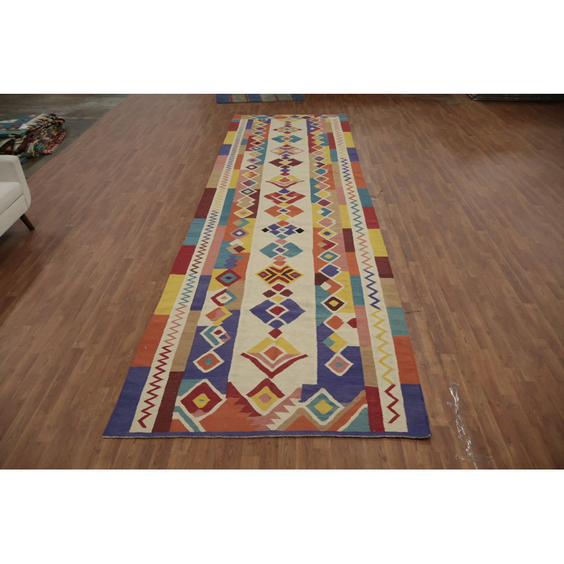 Tapis turc géométrique Kilim 5 x 18