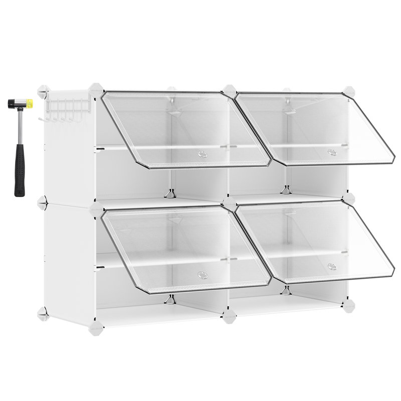 16 Pair Shoe Rack