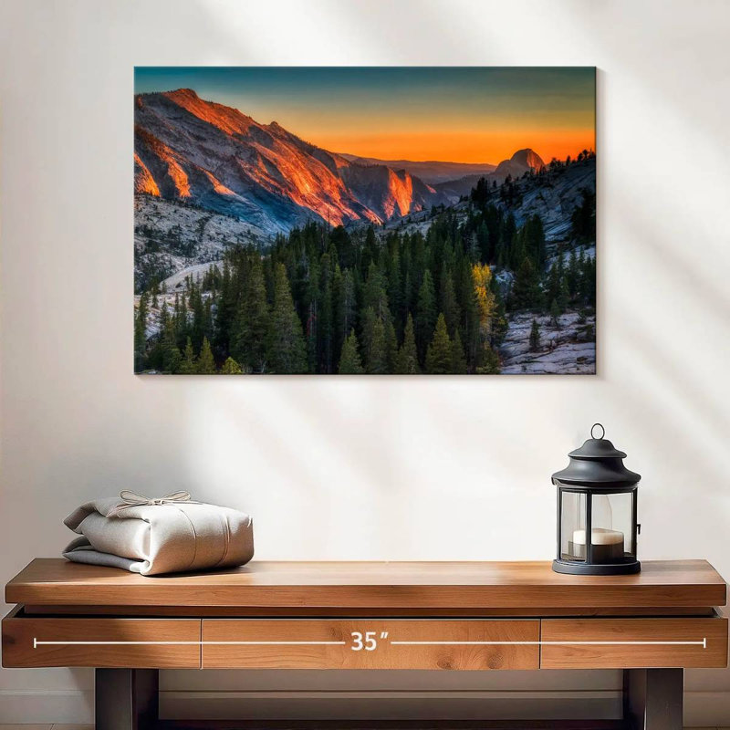 Alvord Blazing High Sierra Sunrise, H 16 po x l 24 po