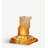 Rocky Baroque 5.9'' H Glass Tabletop Candlestick