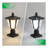 15"(H) Solar Powered Outdoor Lantern, Modern Garden Light with LED for Pathways, Yards, and Driveways (2-Pack)