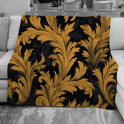 Machine Printed Throw Blanket