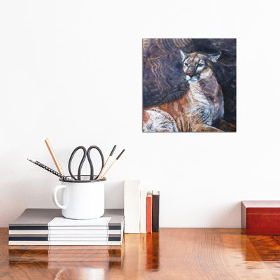 The Puma of Parowan Gap 1 Piece Wrapped Canvas Wall Art