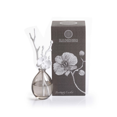 Diffuseur en porcelaine Illuminaria, parfum d'orchidée papillon