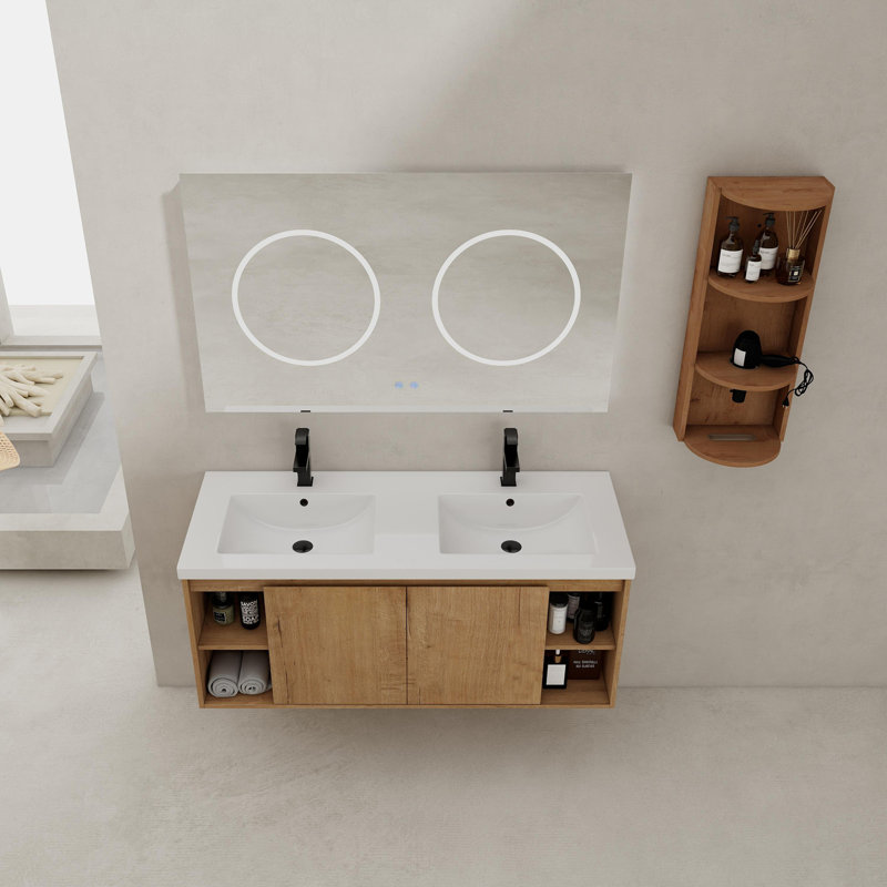 Wall-Mounted Bathroom Vanity