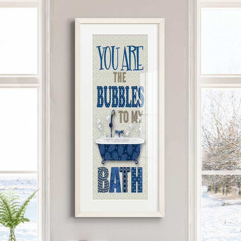 " Bubbles To My Bath ", White