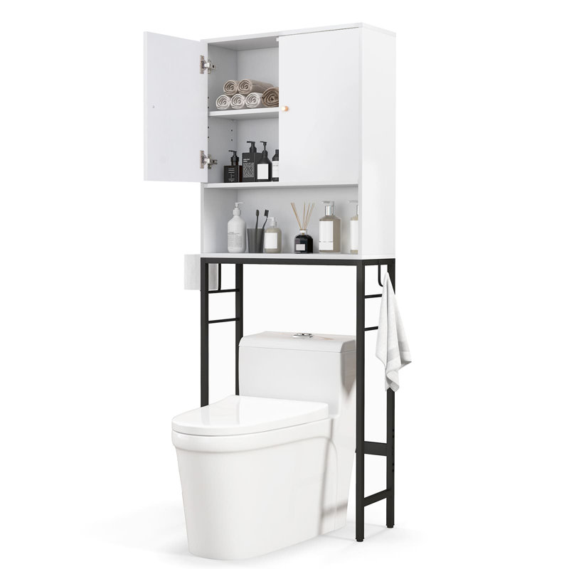 Freestanding Over the Toilet Storage, White