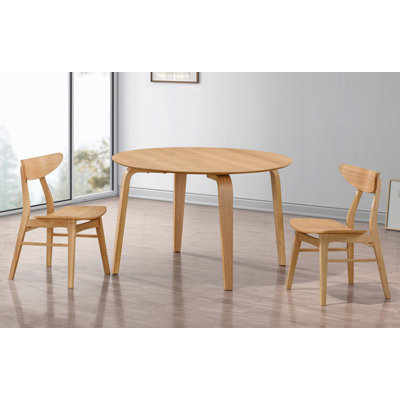 Uptown-Natural oak 48" Round Table
