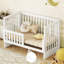 Lit de bébé à hauteur ajustable Hermie-909650491
